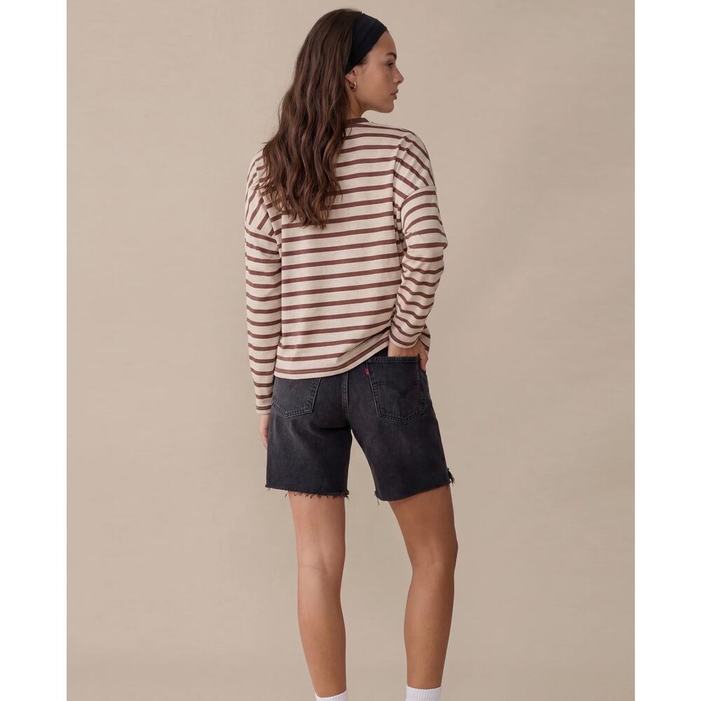 New Few Moda Caara Illona stripe macchiato top $122 sz XS - Picture 5 of 6